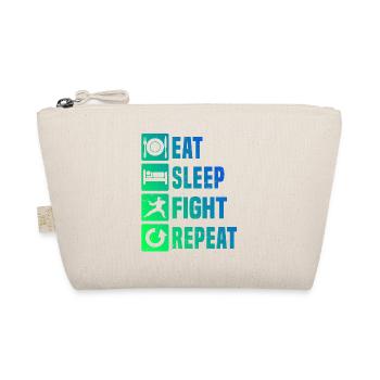 Kung Fu Martial Arts Women Kungfu Wushu Men - Organic Pouch - nature - Front