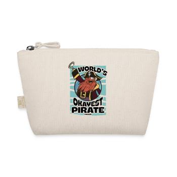World's Okayest Pirate - Bio-Täschchen - Natur - Vorne