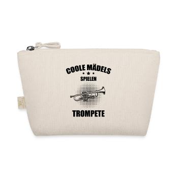 Trompete Trompetenspieler Trompeter - Bio-Täschchen - Natur - Vorne