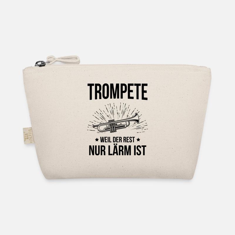 Trompete Trompetenspieler Trompeter - Bio-Täschchen - Natur