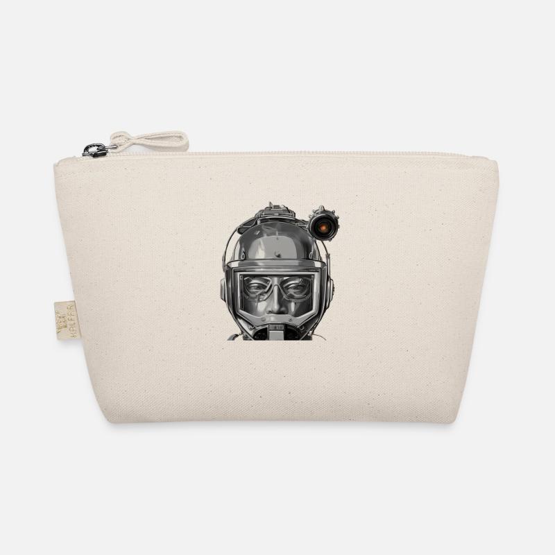 Space Helm Astronaut - Bio-Täschchen - Natur