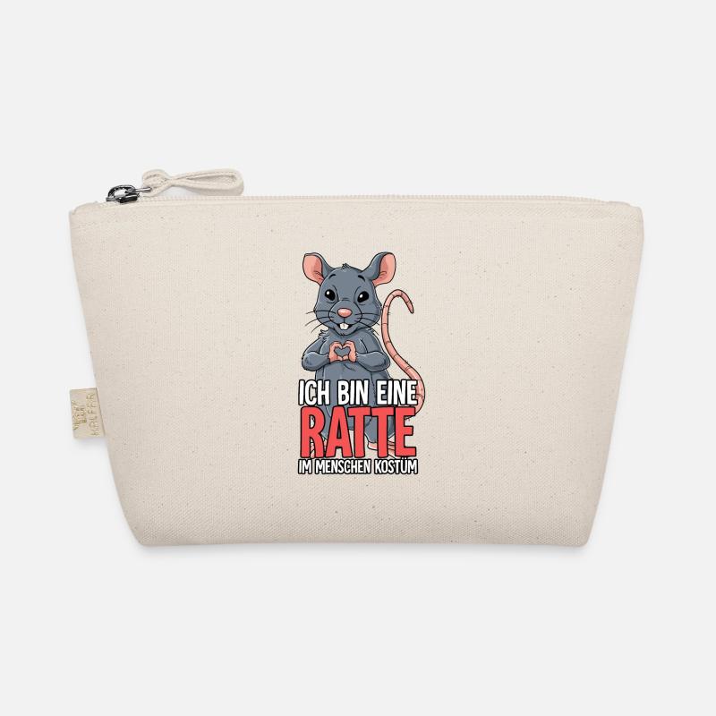 Ich Bin Eine Ratte - Bio-Täschchen - Natur