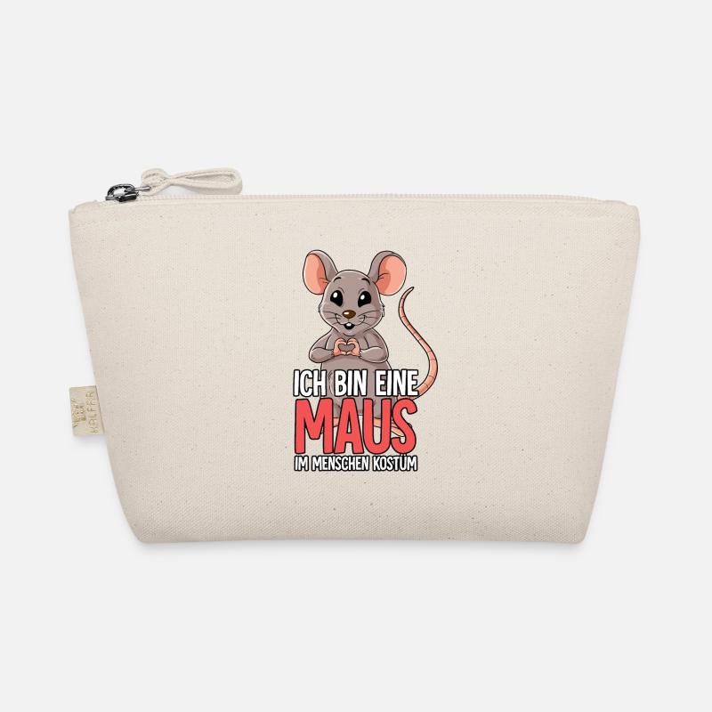 Ich Bin Eine Maus - Bio-Täschchen - Natur