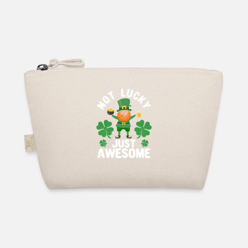 Nicht Glücklich Einfach Genial St. Patricks Day Bio-Täschchen