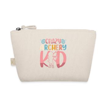 Crazy Archer Child In White - Organic Pouch - nature - Front