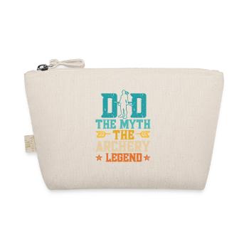 Papa the Myth In White - Organic Pouch - nature - Front
