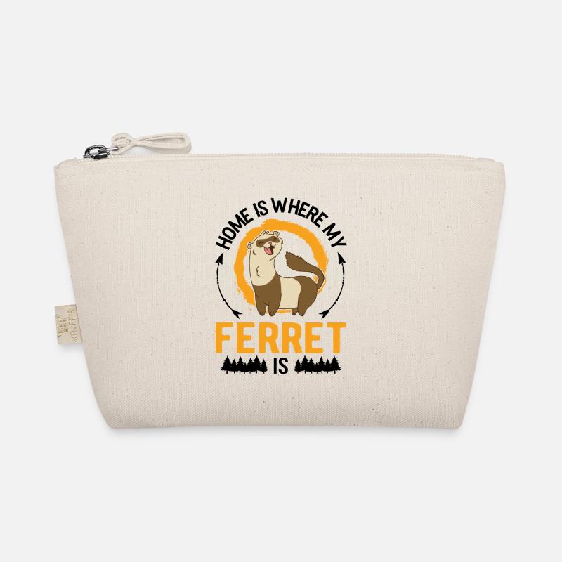 Home is where my ferret is Organic Pouch
