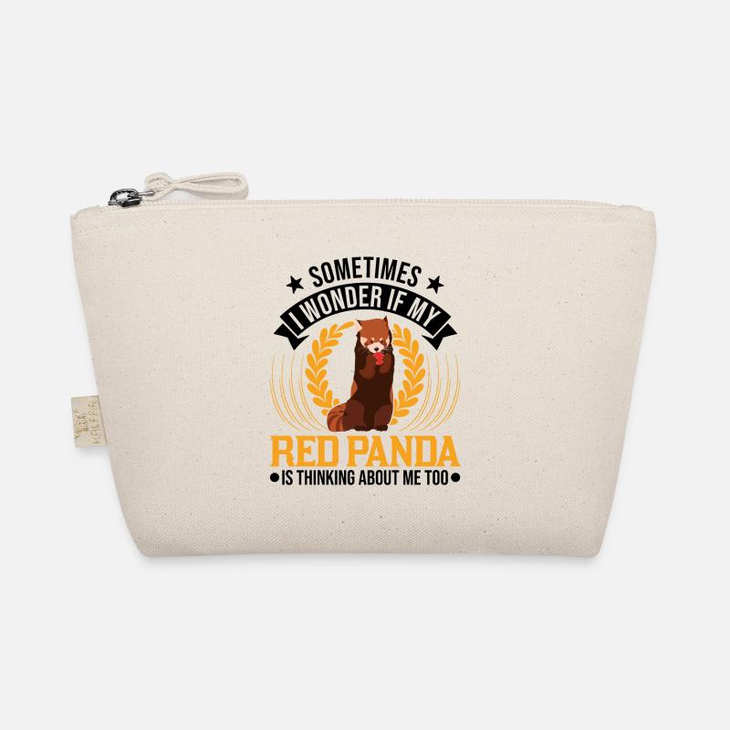 Roter Panda Geschenk Katzenbär Red Panda Bio-Täschchen