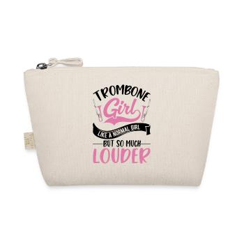 Trombones Filles Trombone joueuse Tromboniste - Trousse biologique - nature - Devant