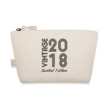 Millésime 2018 Vintage Anniversaire Rétro Vintage - Trousse biologique - nature - Devant