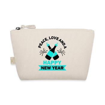 Réveillon du Nouvel An, Paix, Amour, Bonne Année - Trousse biologique - nature - Devant