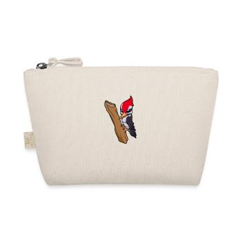 Kawaii Woodpecker - Organic Pouch - nature - Front