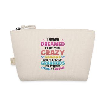 Proud grandmother loves her grandchildren - Organic Pouch - nature - Front