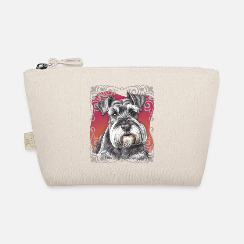 Schnauzer, Schnauzer-Dad, Schnauzer-Mom, Terrier Bio-Täschchen