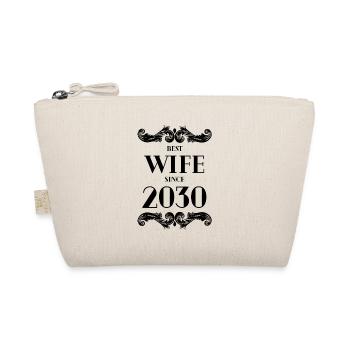Best Wife Since 2030 Wedding - Organic Pouch - nature - Front