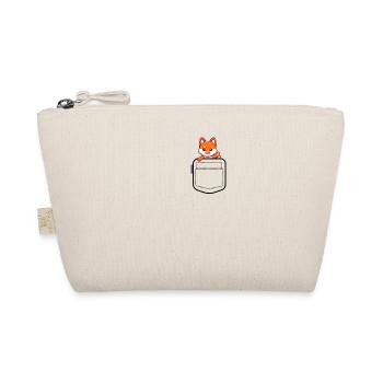 Tiere in der Tasche Brusttasche ...... Fuchs - Bio-Täschchen - Natur - Vorne