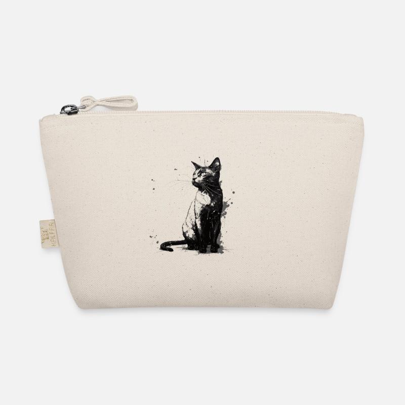 Pochoir de chat blanc et noir Trousse biologique