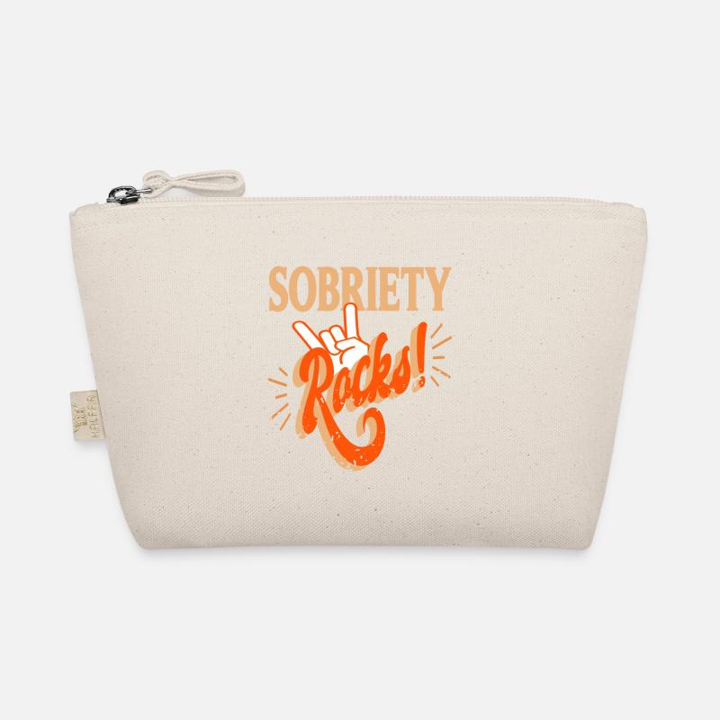 Sobriety Rocks! Retro Cool Sober Designs Organic Pouch