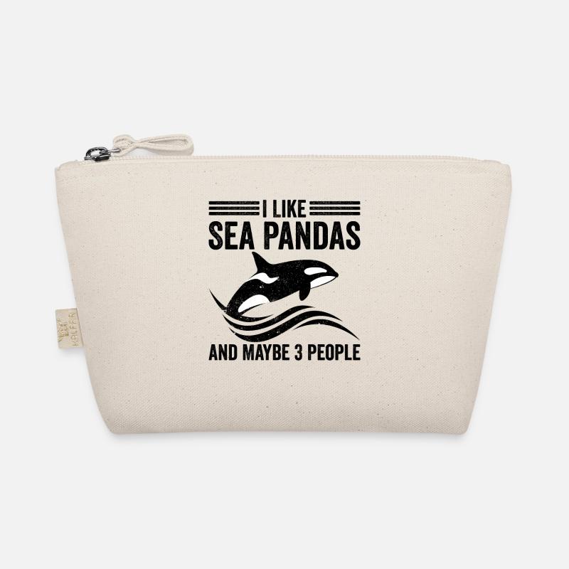 Funny orca whale and maybe 3 people See-Pa Organic Pouch