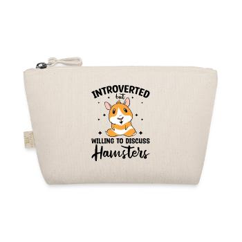 Introverted But Willing To Discuss Hamster Animal - Bio-Täschchen - Natur - Vorne