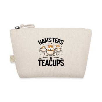Hamsters And Teacups Animal Lover Pet Owner Hamste - Bio-Täschchen - Natur - Vorne