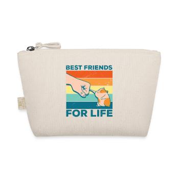 Best Friends For Life Hamster Pet Owner Animal Lov - Bio-Täschchen - Natur - Vorne