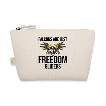Merry falcons are just freedom gliders - Organic Pouch - nature - Front