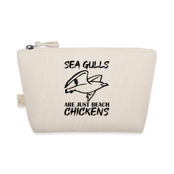 Merry Seagull Seagull are just beach chickens - Organic Pouch - nature - Front