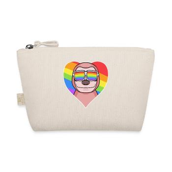 Animal gay paresseux Cœur arc-en-ciel - Trousse biologique - nature - Devant