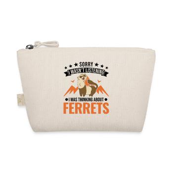 Ferret lover Ferret Gift - Organic Pouch - nature - Front