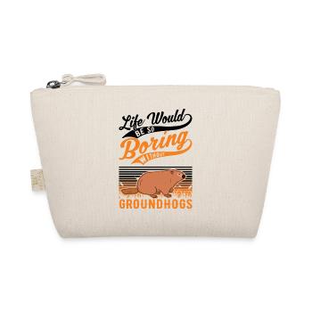 Marmot Groundhog Day Forest Marmot - Organic Pouch - nature - Front