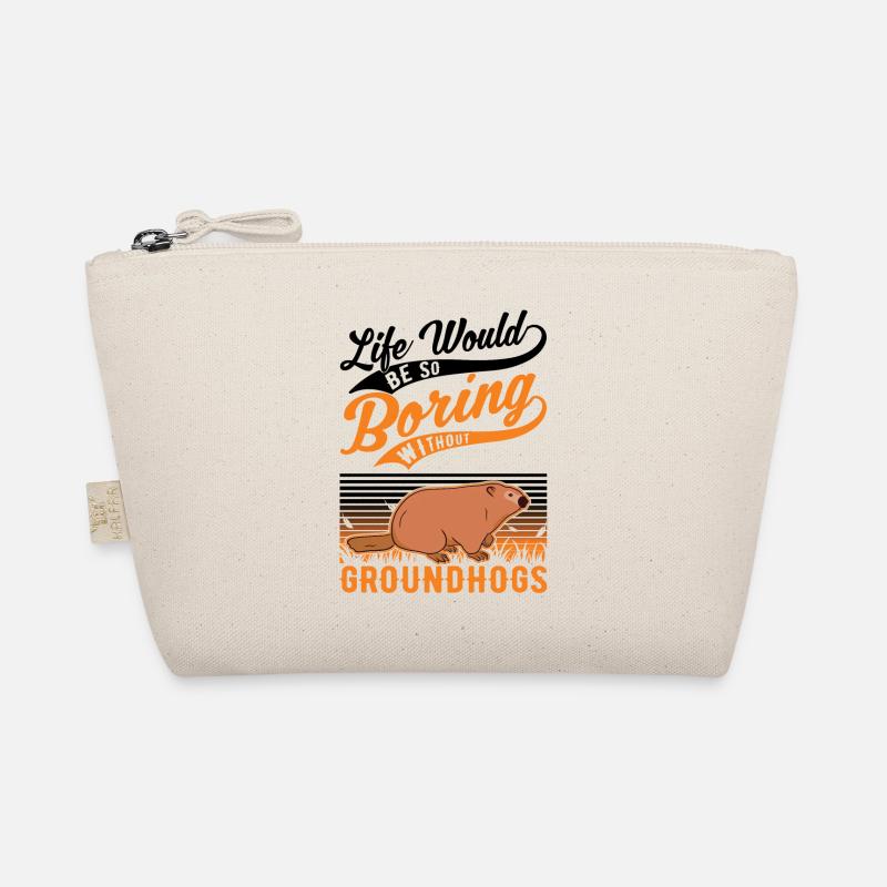 Murmeltier Groundhog Day Waldmurmeltier Bio-Täschchen