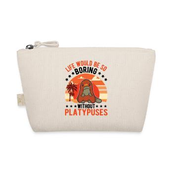 Platypus Gift Platypus - Organic Pouch - nature - Front