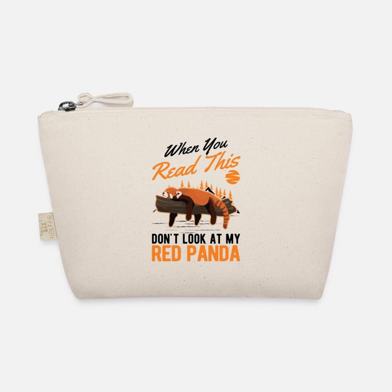 Red Panda Gift Cat Bear Red Panda Organic Pouch
