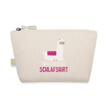 Lama Offizielles Schlafshirt Alpaka Tier - Bio-Täschchen - Natur - Vorne