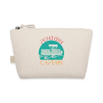 Funny Pontoon Captain Retro Vintage StyleMen Boys - Trousse biologique - nature - Devant