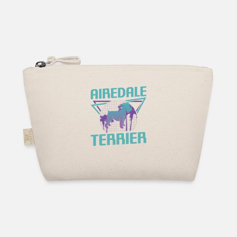 Amoureux des chiens rétro Airedale Terrier Trousse biologique