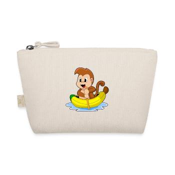 Monkey Small Boat - Organic Pouch - nature - Front