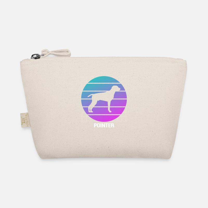 Retro Pointer Dog GSP Lover Organic Pouch