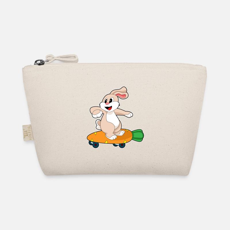 Rabbit Carrot Skateboard Trousse biologique