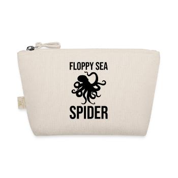 Funny Octopus Floppy Sea Spider - Organic Pouch - nature - Front
