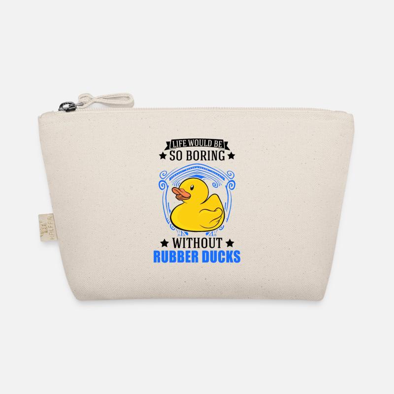 Gummiente Geschenk Quietscheente Badeente Bio-Täschchen