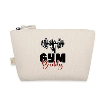 NEVER GIVE UP, GYM BUDDY - Organic Pouch - nature - Front