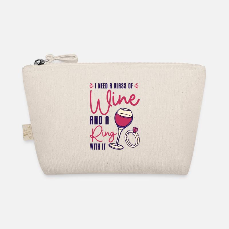 Wine Drinking Couple Wine Lover Romance Drinks Organic Pouch