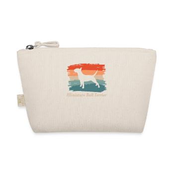 Vintage Retro Miniature Bull Terrier Dog - Trousse biologique - nature - Devant