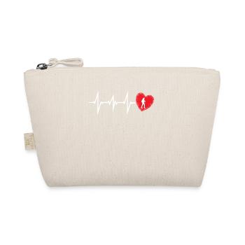 Hiking Accessories Wanderer Motif - Organic Pouch - nature - Front