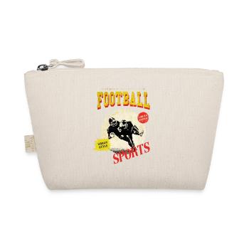 Joueur de football américain Vintage Retro USA Sport - Trousse biologique - nature - Devant