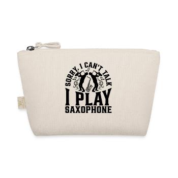 Désolé, je ne peux pas parler je joue des saxophones - Saxophones M - Trousse biologique - nature - Devant