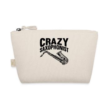 Crazy Saxophonist Best Saxophone Player Love Saxop - Organic Pouch - nature - Front