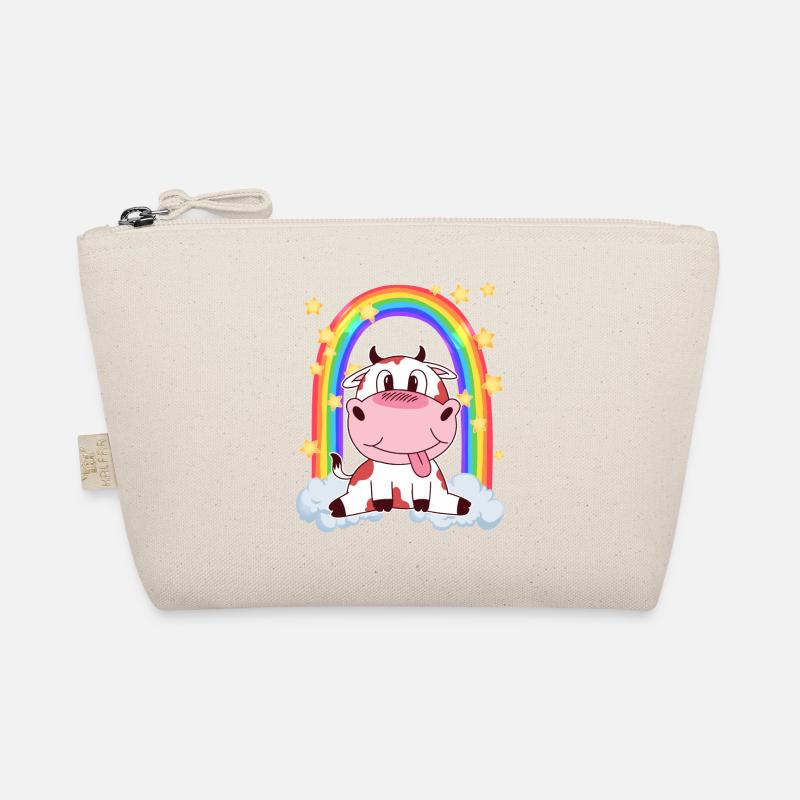 Kuh Regenbogen Bauernhof Rind Bio-Täschchen